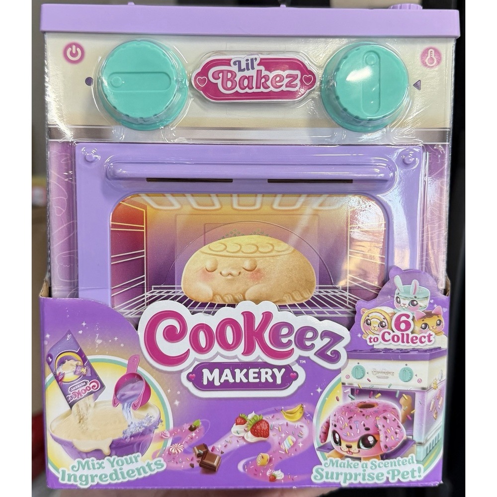 Baking Playset Cookeez Makery Lil Bakez Oven Surprise Plush Toy With Scents NEW